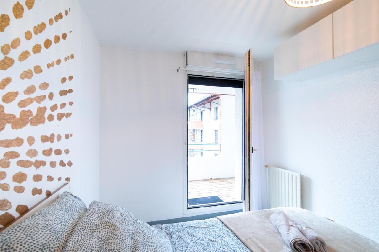 Le Jolimont - Toulousecozyflat Centre - Terrasse - Parking - Metro Daire Dış mekan fotoğraf